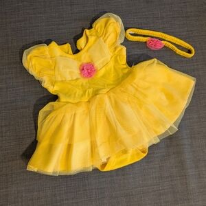 Disney Yellow Princess Dance Costume with Pink Accents